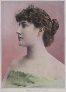 Nelly Cormon , fransk skuespillerinne (farget bilde)
